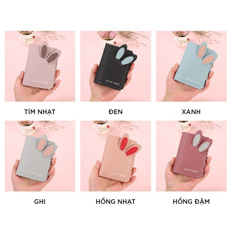 Ví nữ nhỏ gọn bỏ túi mini cao cấp cầm tay cất tiền cute LOT STORE VD214 45 H48