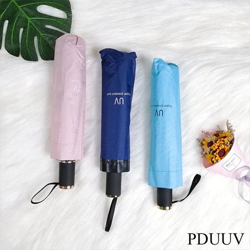 Ô Dù UV Bấm Tự Động 2 Chiều Cách Nhiệt Chống Tia Tử Ngoại Vải Tráng Phủ 5 Lớp Cao Cấp Xếp Gọn màu ngẫu nhiên