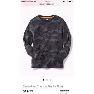 Áo thun lính bé trai G.  A.  P xuất xịn