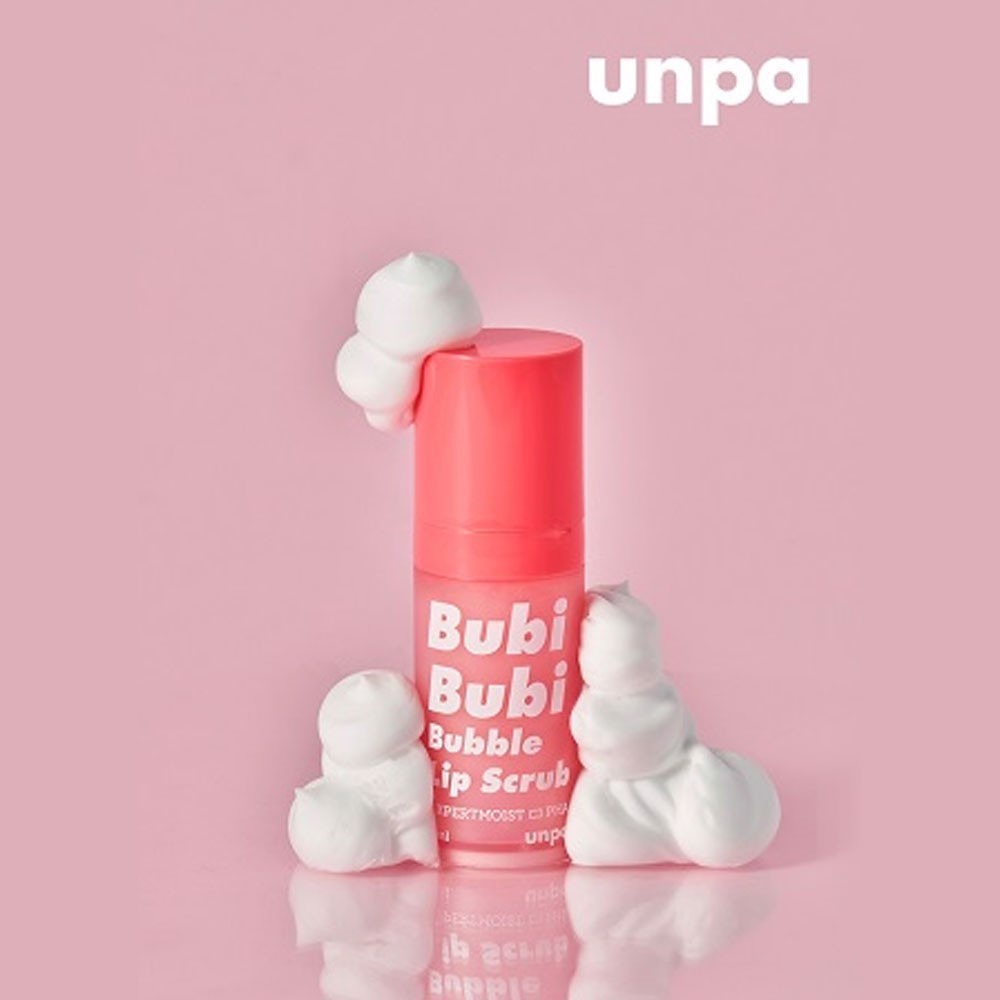 Tẩy Tế Bào Chết Môi Bubi Bubi Lip By Unpa 12ml Dạng Sủi Bọt