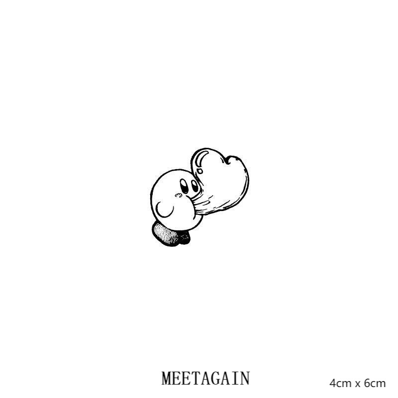 Hình xăm dán tạm thời chống nước 4cm x 6cm 15 ngày S-014