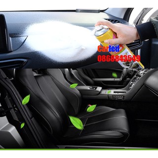 Bọt tuyết Vệ sinh nano khử mùi nội thất da nỉ táp lô xe ô tô