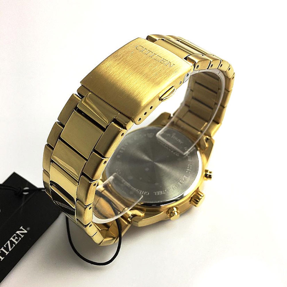 Đồng Hồ Nam Citizen Dây Thép Không Gỉ AN8163-54P - Mặt Vàng