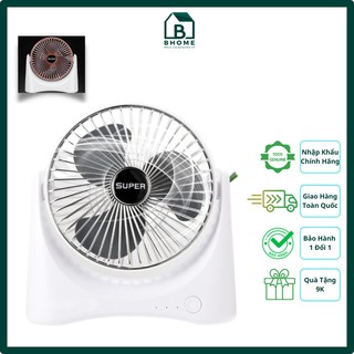 [BẢO HÀNH + QUÀ 9K] QUẠT USB TÍCH ĐIỆN SUPER FAN - 3 Chế Độ Gió Mạnh Mẽ Đánh Tan Nắng Nóng Mùa Hè - Tặng quà 9K