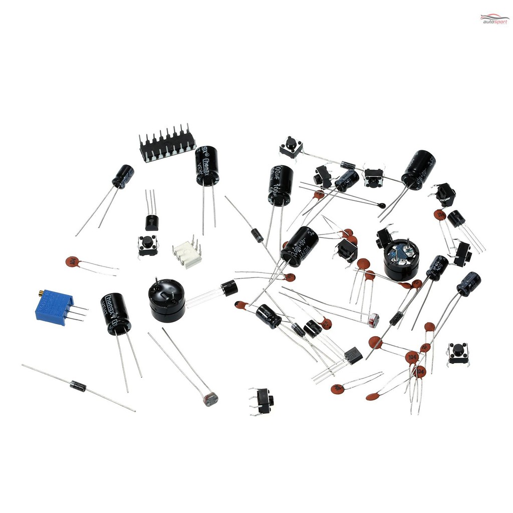 Arduino Component Starter Kit with Resistors(10 kinds), LEDs(6 color ...