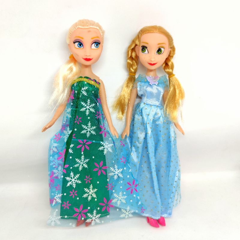 Bộ Đồ Chơi Búp Bê Công Chúa Barbie Anna Elsa Trong Phim Frozen