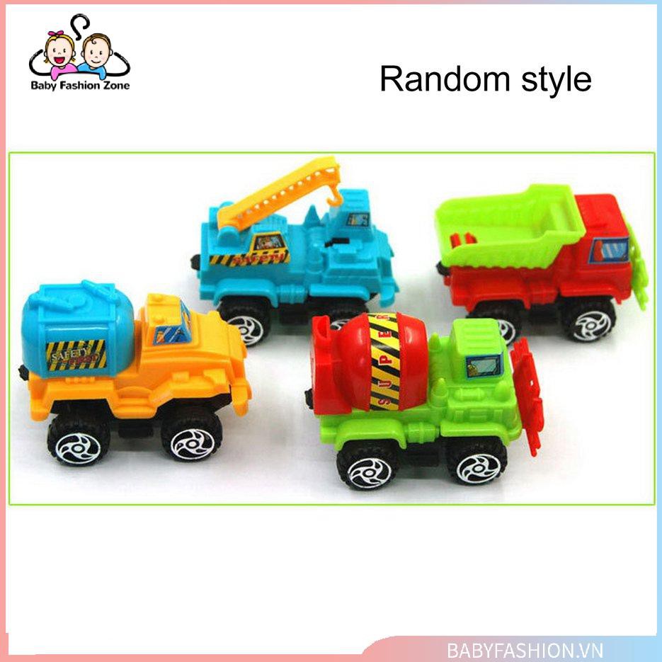 Mô hình đồ chơi xe kỹ thuật dạng kéo đẩy dành cho trẻ em vui nhộn