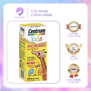 Centrum Kids cho trẻ biếng ăn, lọ 200ml