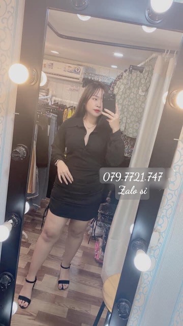 ĐẦM SƠ MI BIGSIZE 55-90kg (có size) | BigBuy360 - bigbuy360.vn