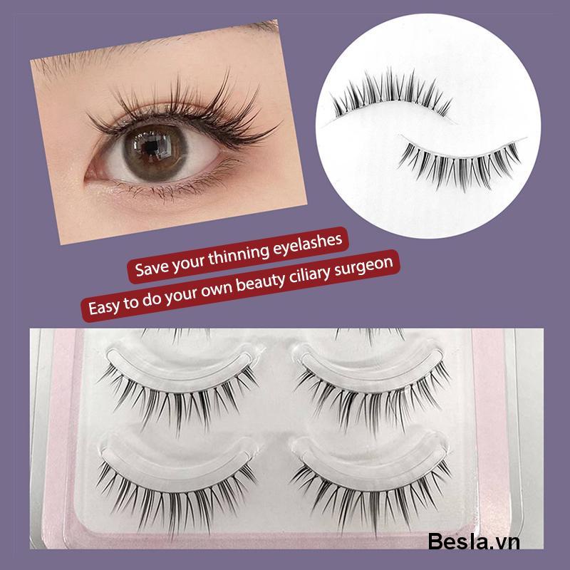 Lông Mi Giả Tự Nhiên Siêu Mịn Trang Điểm Mắt Phong Cách Nhật Bản