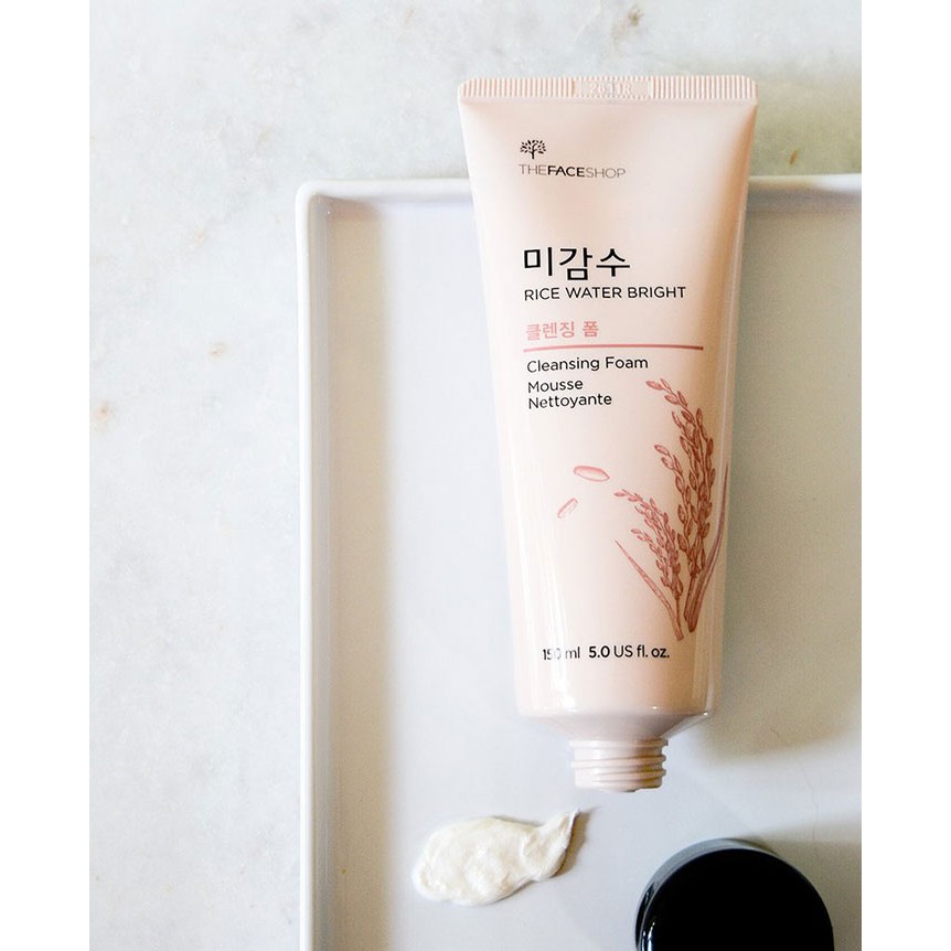 Sữa Rửa Mặt Gạo Rice Water Bright Cleansing Foam The Face Shop