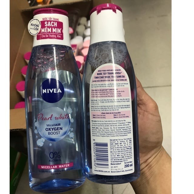 Nước Tẩy Trang Nivea Acne Care Make Up Clear Micellar Water (200ml)