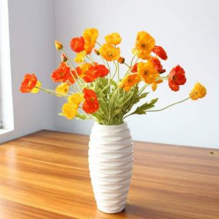 Hoa lụa - hoa anh túc (hoa poppy)