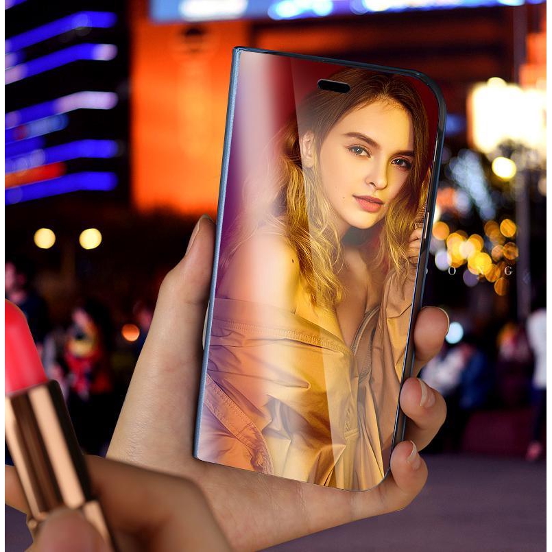 Ốp Lưng Nắp Gập Tráng Gương Cao Cấp Cho Oppo Reno4 4g Reno4 Pro 4g | BigBuy360 - bigbuy360.vn