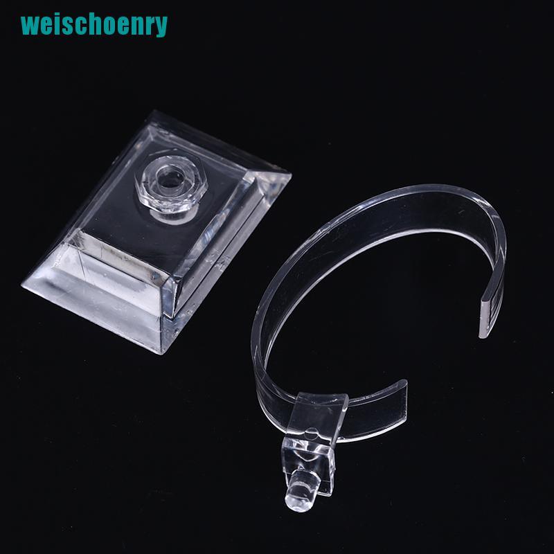1 Giá Đỡ Đồng Hồ Đeo Tay Bằng Nhựa Trong Suốt