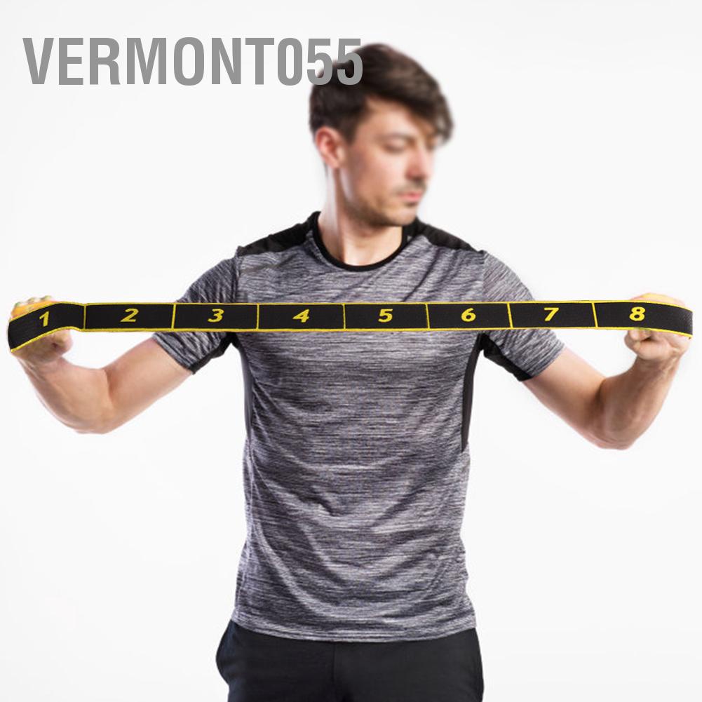 Vermont055 Fitness Elastic Bands Resistance Belt Yoga Sling Exercise Accessory for Training