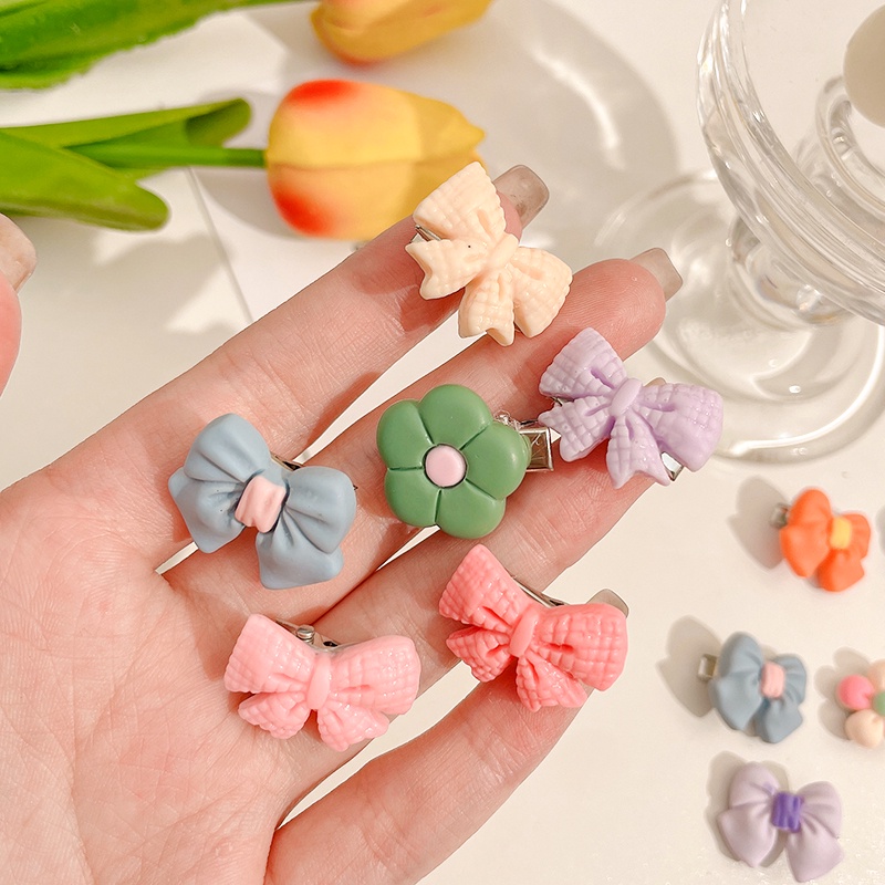 Set 10 Kẹp Tóc Mini Họa Tiết Hoạt Hình Phong Cách Hàn Quốc Xinh Xắn Cho Bé Gái set kẹp tóc mái kẹp tóc cute kẹp tóc mini kẹp tóc cho bé gái kẹp mini phụ kiện tóc