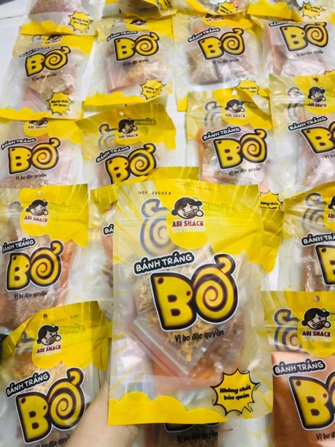 [Mã 267FMCGSALE giảm 8% đơn 500K] HÀNG SẴN -BÁNH TRÁNG ABI VỊ BƠ KÈM 1 TÚI SỐT BƠ | BigBuy360 - bigbuy360.vn