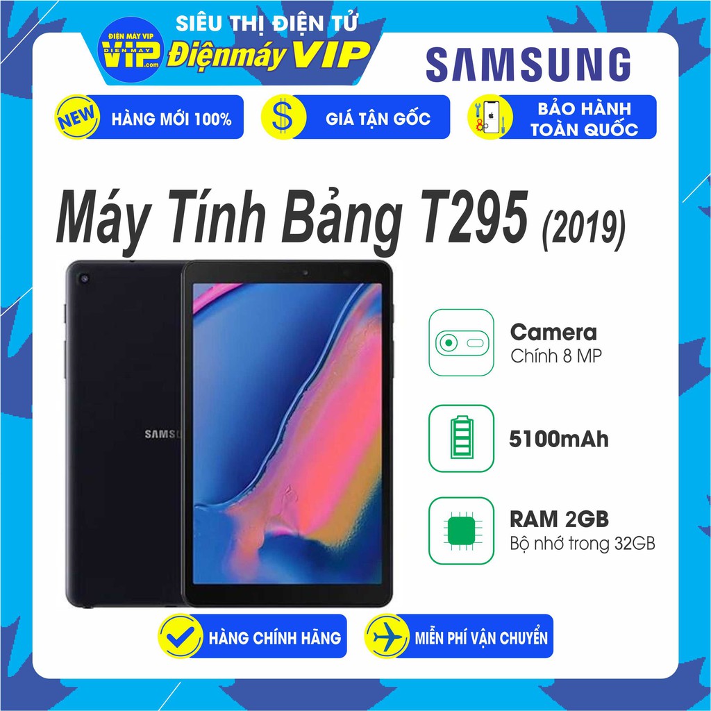 Máy Tính Bảng Samsung T295 (2019) - Hàng Chính Hãng - Mới 100%