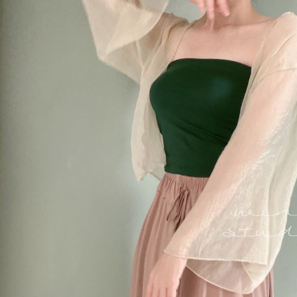 Ultra Áo Khoác Voan Siêu Mỏng Dáng Rộng Thời Trang Dành Cho Nữ