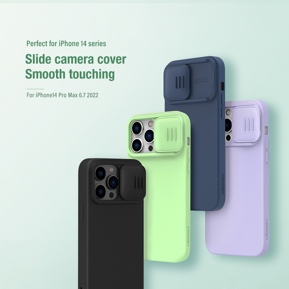 Ốp điện thoại Nillkin bằng silicon chống sốc thích hợp cho iPhone 14 Pro Max