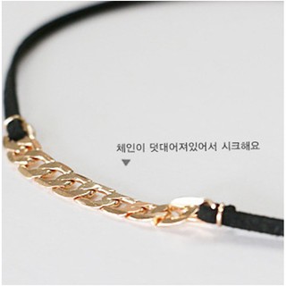 Choker đính chuỗi xích