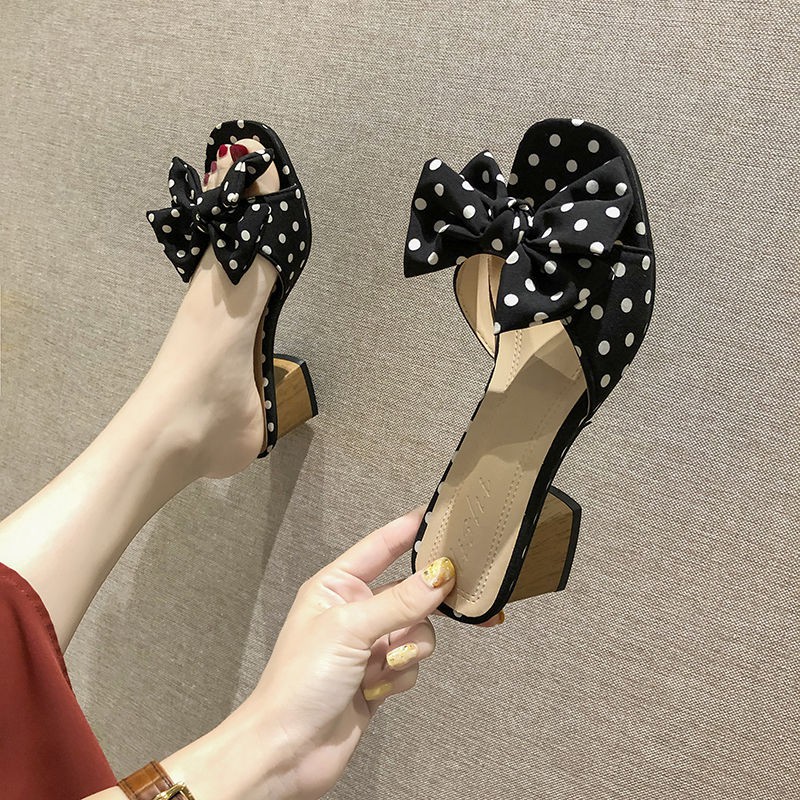 Giày Sandal Gót Vừa Size Lớn Thời Trang Nữ Sành Điệu 2021 41 A 43