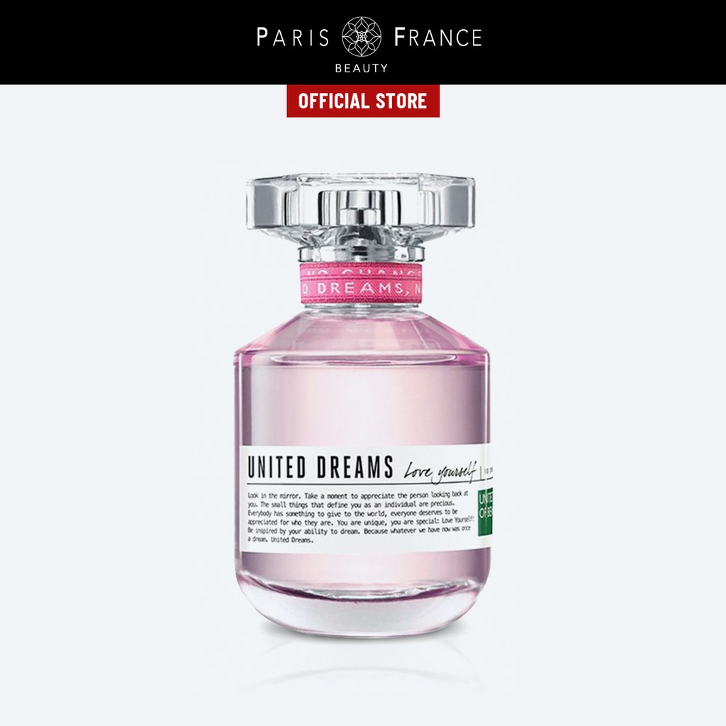 Paris France Beauty - Nước Hoa Nữ United Color Of Benetton United Dreams Love Yourself 80ml