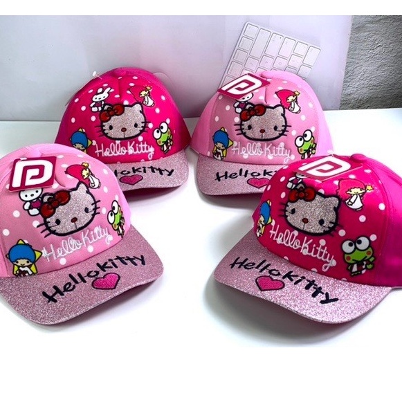 Mũ, nón hello kitty kim sa siêu dễ thương cho bé gái từ 2-5 tuổi