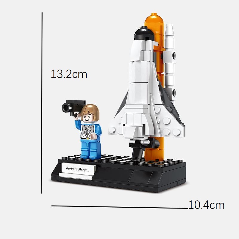 Bộ đồ chơi ed lắp ráp mô hình tàu con thoi không gian cho bé
