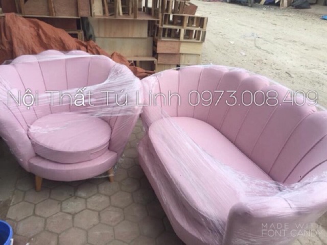 Sofa sò văng 1m6+ 2 đôn ( kích thước khác báo giá )