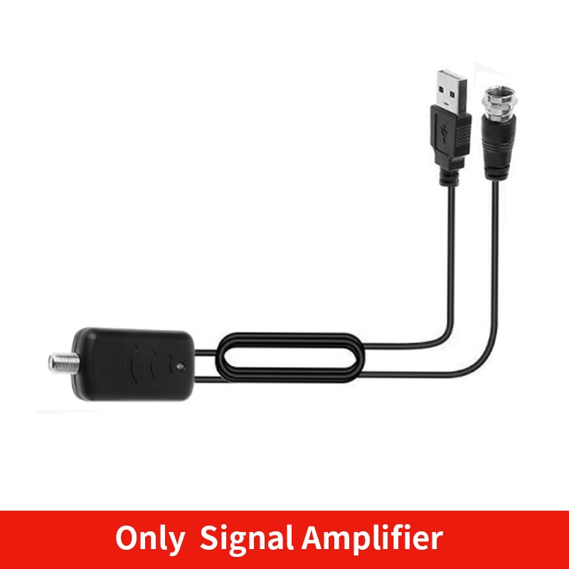 Ăng Ten TV Kỹ Thuật Số Trong Nhà 25DB 8K 4K 1080P HDTV DVB-T2 500 Dặm HD VHF UHF Và Phụ Kiện