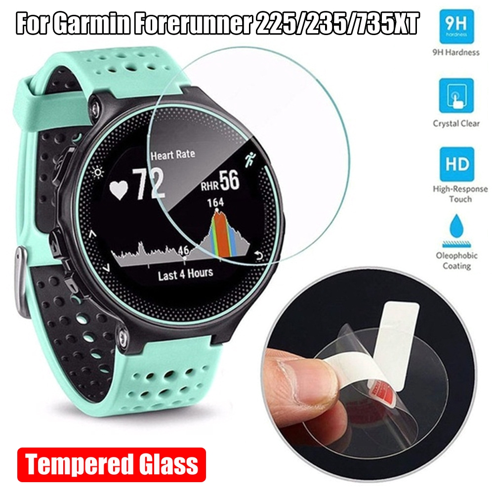 Bộ 1/ 2/ 3 kính cường lực bảo vệ toàn màn hình HD 9H dành cho mặt đồng hồ Garmin Forerunner 235 225 735XT