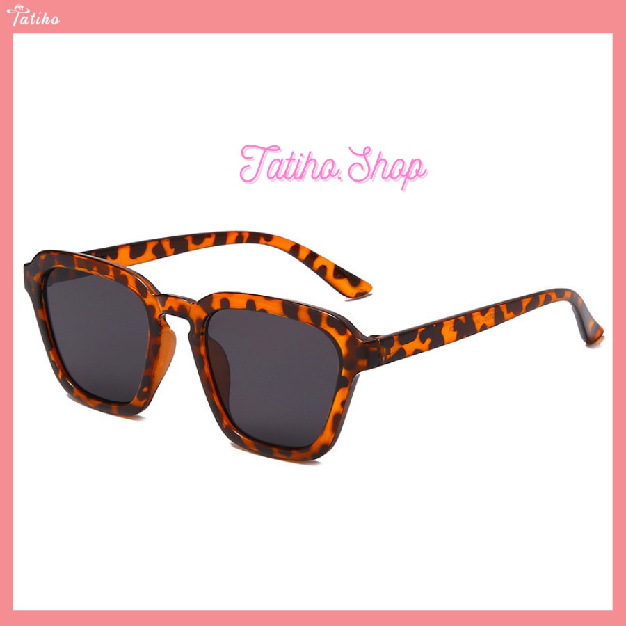 [Hàng Xịn, Giá Tốt] Kính Mát (Kính Râm) Cao Cấp Hình Hộp Gọng Nhựa Phong Cách Châu Âu &amp; Mỹ - Carl Fitow - Mã MK017