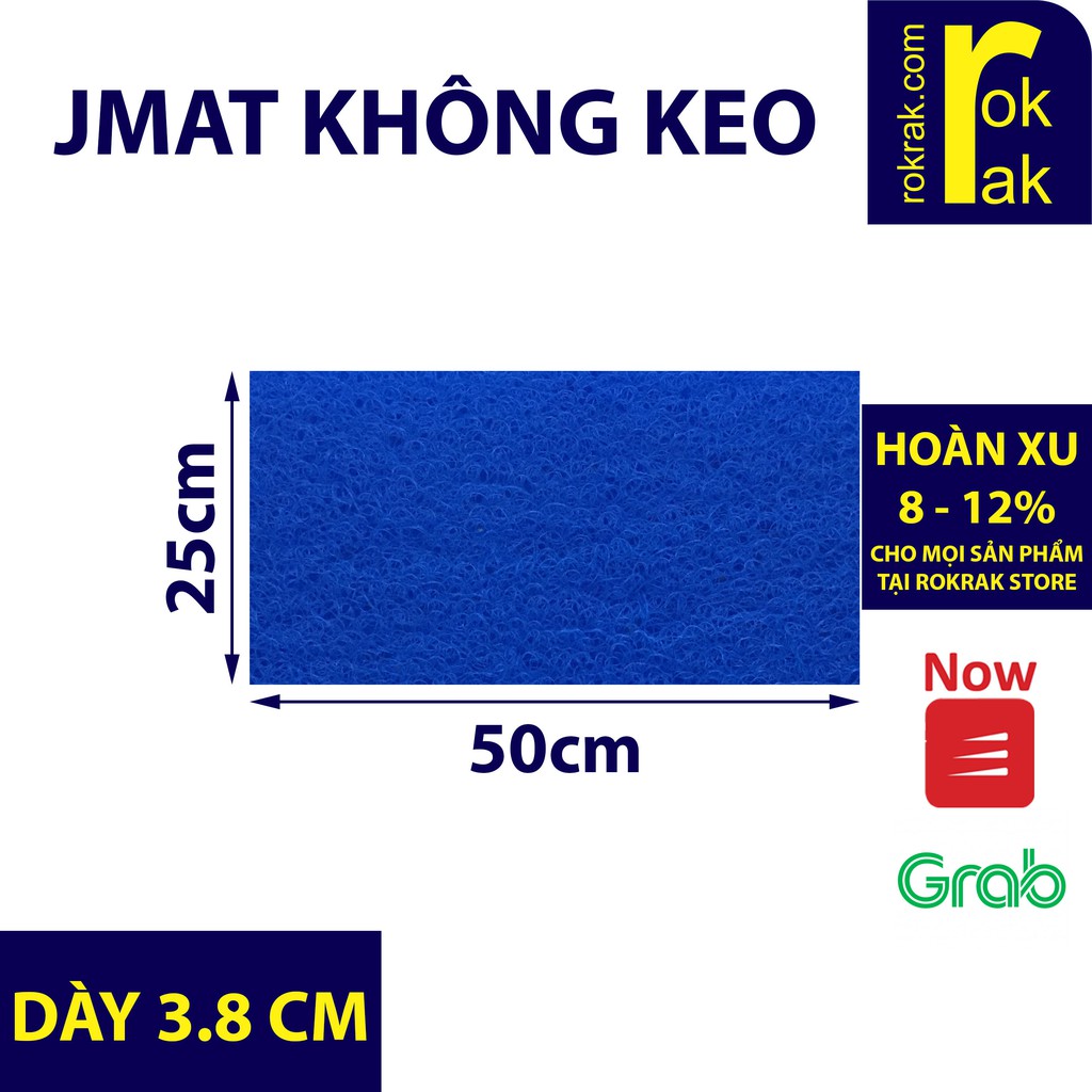 Bùi nhùi không keo - Jmat Nhật 25x50cm/20X50cm - Vật liệu lọc hồ cá