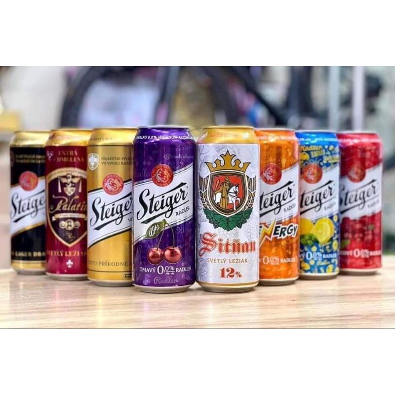 Bia Steiger trái cây 0 độ hsd 9/2025