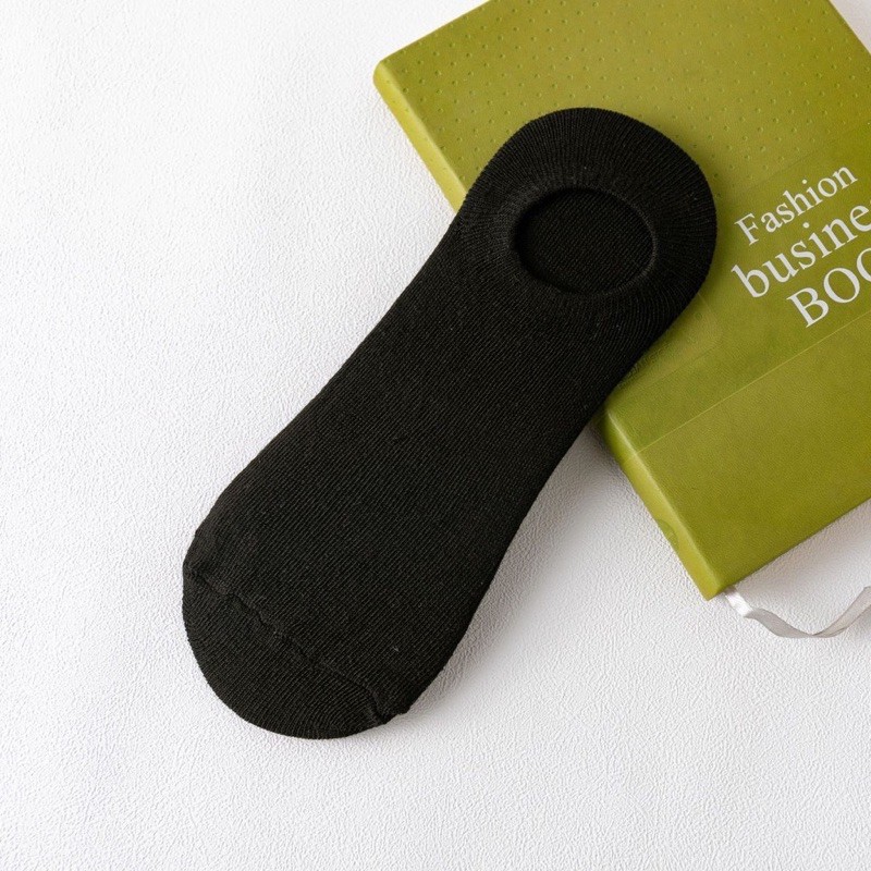  Tất nam cổ ngắn đi giày lười có đệm chống tuột cao cấp Unisex | BigBuy360 - bigbuy360.vn