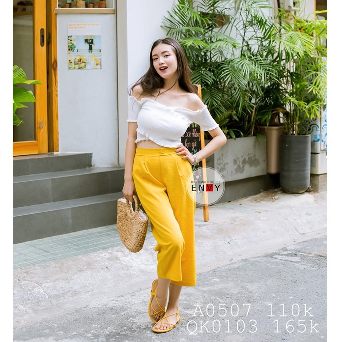 Quần Chino Culottes ENVY - QK0103