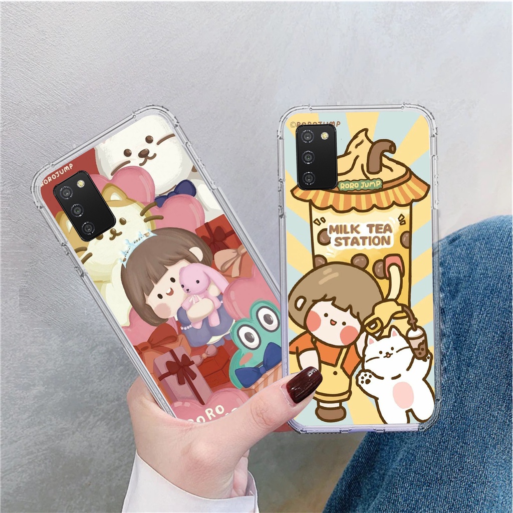 [HOT} Ốp lưng Samsung A03/A03s in hình Roro Jump siêu dễ thương, giá tốt_Ốp SS A03/A03s