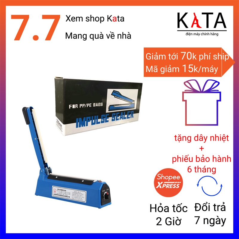 Máy hàn miệng túi nilon túi zip dập tay PFS 200 300 400 để bảo quản thực phẩm, bọc sản phẩm bán hàng, cắt màng co MHT01