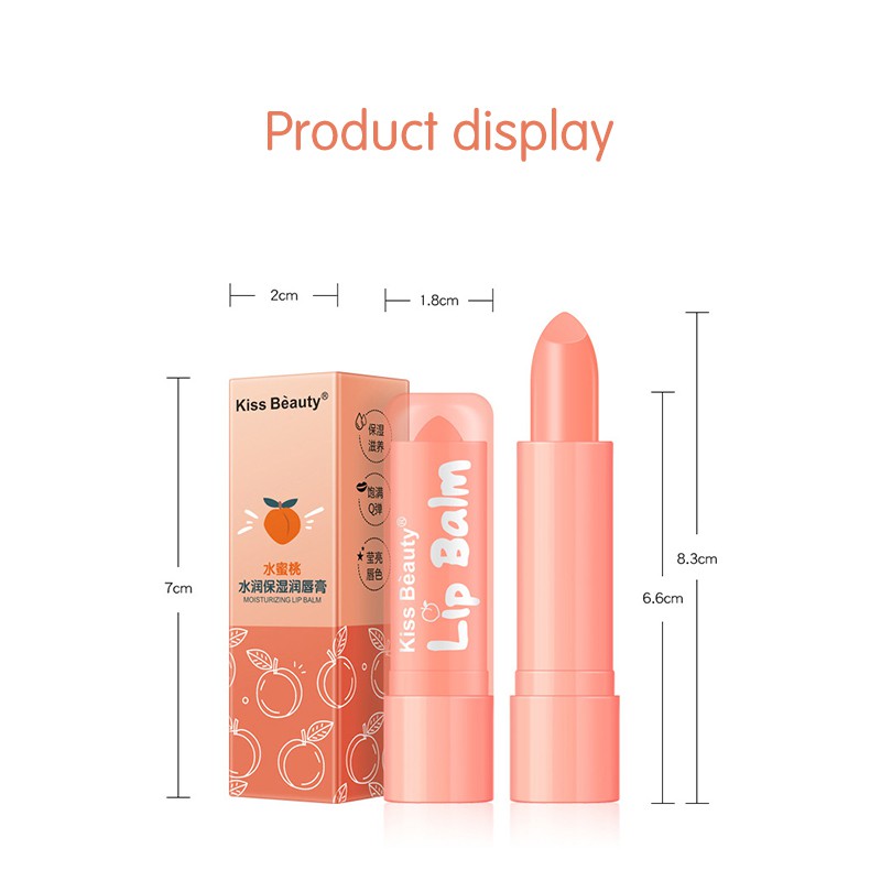 Son dưỡng môi Kissbeauty không màu kháng nước chống mồ hôi lâu trôi | BigBuy360 - bigbuy360.vn