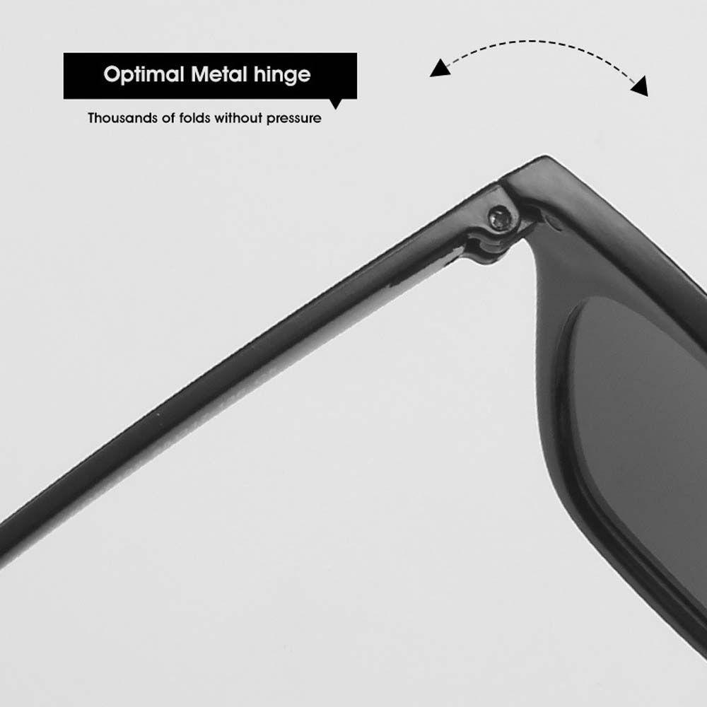 Kính Mát Gọng Vuông Lớn Bằng Kim Loại In Họa Tiết Báo Hồng Phong Cách Vintage Thời Trang Cho Nữ