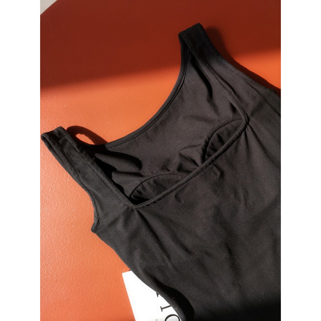 Áo bodysuit Mecghi có đệm ngực CECCI mặc tập yoga, đi bơi, đi làm tiện lợi | BigBuy360 - bigbuy360.vn