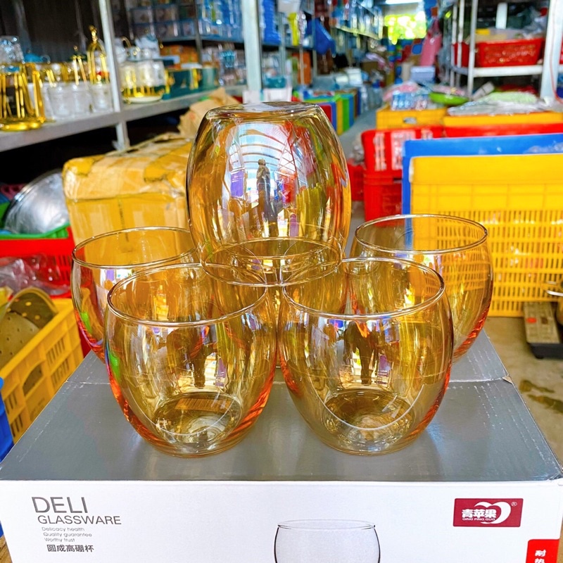 [KHO SỈ] Bộ Bình Và Cốc Hổ Phách