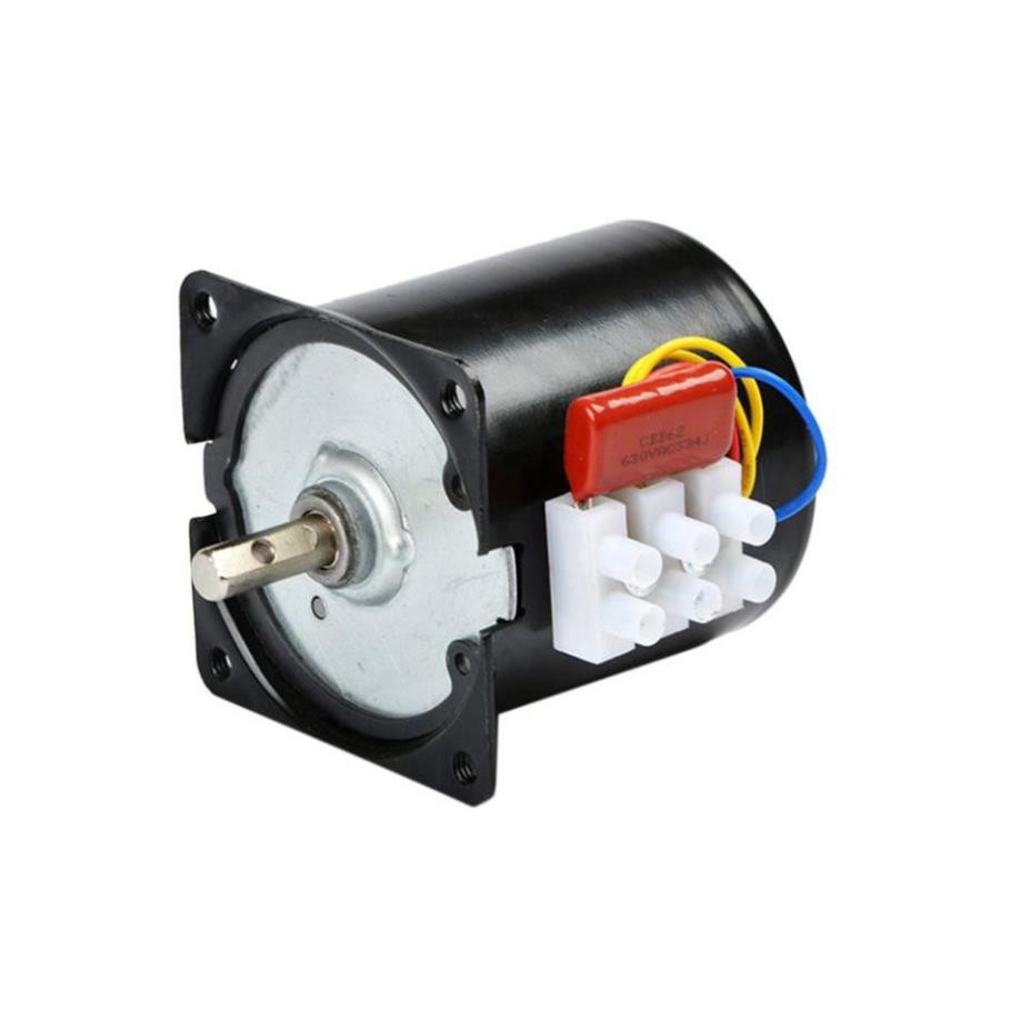 Mô Tơ 220V 14W 5RPM 10RPM 15RPM 20RPM 30RPM 60KTYZ Motor 220V Động Cơ 220V Giảm Tốc 220V Quay Gà Vịt