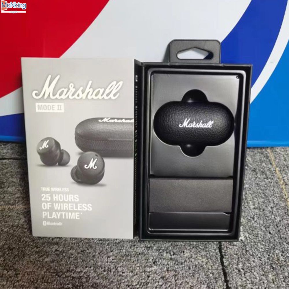 Marshall Chế Độ Thứ Hai Tai Nghe Không Dây Bluetooth Không Dây Bass Sâu Có Thể Gập Lại Thể Thao Tai Nghe Chơi Game ^ MK ^