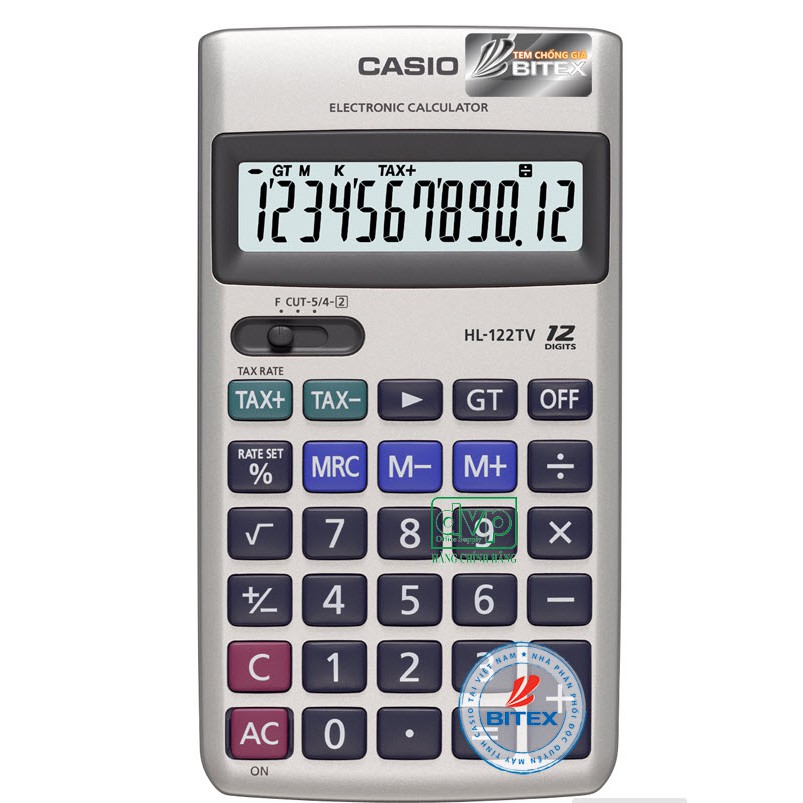 ⚡Giá sỉ nhà bán⚡CASIO HL-122TV - MÁY TÍNH CẦM TAY CASIO 0- TEM CHÍNH HÃNG BITEX