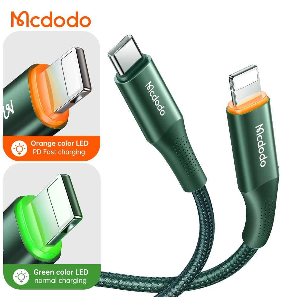 Mcdodo Dây Cáp Sạc Nhanh L 36W PD for iPhon 13 12 11 ProMax Xr Xax  8 7 6  CA-996