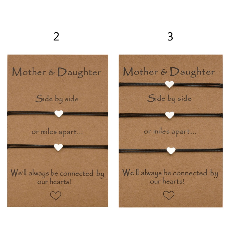 Set 2 / 3 Vòng Tay Mặt Trái Tim Cá Tính