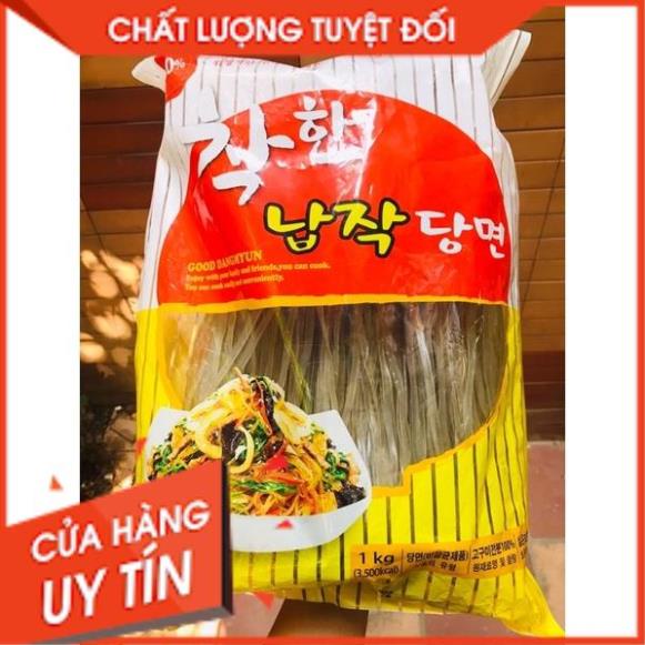 Miến sợi dẹt hàn quốc chakhan nongwoo 1kg - 착한 납작당면